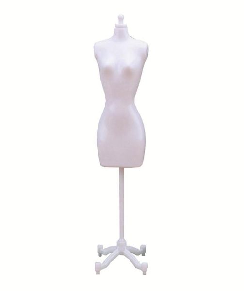 Higners Racks Corps mannequin femelle avec stand Decor Robe Forme Affichage complet Modèle de couturière bijoux6081251