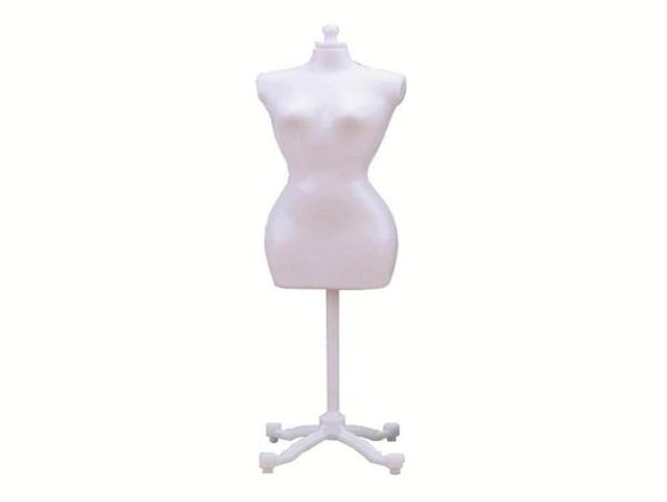 Hangers Racks Cuerpo de maniquí femenino With Stand Decor Form Forma de pantalla completa Modelo de costurera Joyería306G71255852327233