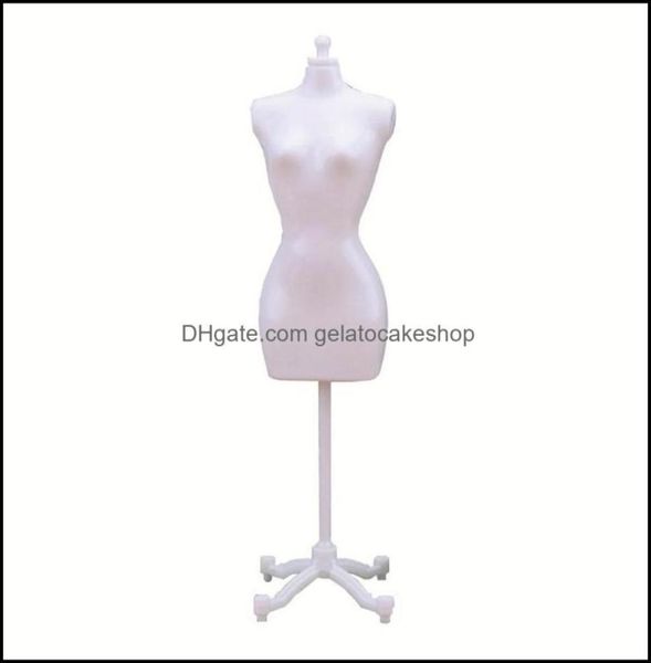 Cintres Racks Femme Mannequin Corps avec Stand Décor Robe Forme Fl Affichage Couture Modèle Bijoux Drop Livraison 2021 Vêtements Housekee1228984