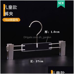 Hangers Rekken Hangers Rekken 5/10 Stuks Transparant Acryl Kleerhanger Garderobe Droogrek Kleding Closet Organizer 2211 Dhgarden Dhe5T