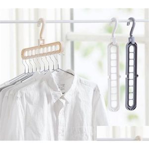 Hangers Rekken Thuis Opslag Organisatie Kleerhanger Droogrek Plastic Sjaal Garderobe Xb1 Drop Levering Tuin Housekee Clothin Dh0Dg