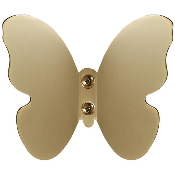 Perchas Estantes Metal Mariposa Ganchos para abrigos Colgador de pared Toalla Gancho Sombrero Ropa Puerta Llave Almacenamiento Organizador Accesorios de baño