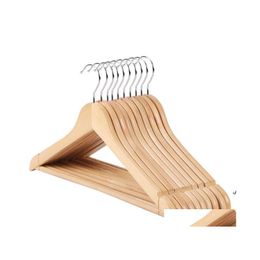 Hangers rekken mtifunctioneel houten pak kledingkast opslag kleding hanger natuurlijke afwerking vaste vouwkledingdroge rek doek door otesu