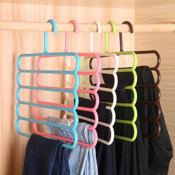 Cintres Racks Cravate Écharpes Pour Vêtements Pantalon Rack Sec Placard Organisateur Manteau Serviette Multifonction Pantalon