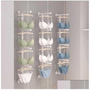 Perchas Racks Tipo de pared Ropa interior Gancho Sujetador Rack Display Tienda de ropa Pantalones cortos Subwall Hanger Drop Entrega Home Garden Housekee Orga DHGWK