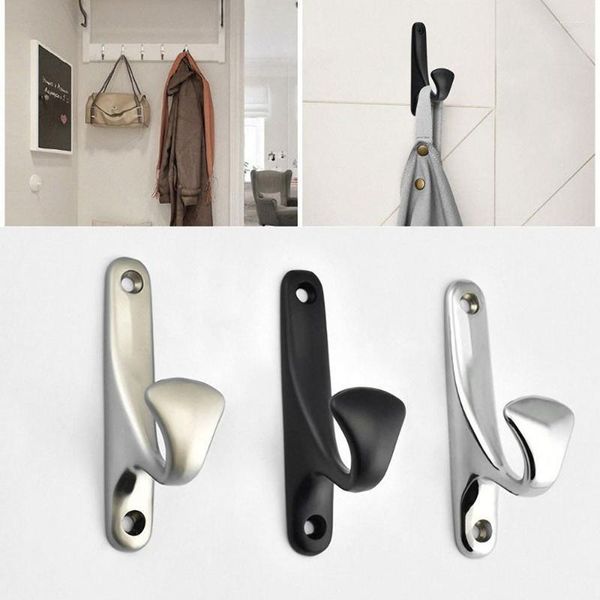 Perchas Bastidores Percha de tela retro de aleación de zinc Baño Inodoro Puerta de pared de un solo gancho de metal para colgar ropa Sombrero Abrigo Accesorio