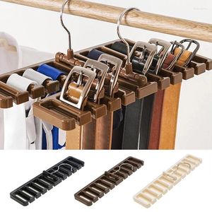 Hangers banden multifunctionele kast creatieve taillebelt kledingracks Organisatorrek roterende opbergkasten home sjaal wit bruin zwart