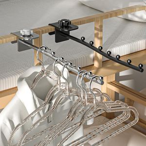 Hangers wandmontage Kleding Hanger Student Dormitory Bedide Droog Rack Space Saving Closet Organizer Opslag