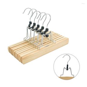 Hangers Houten Klem Broekrok Haarverlenging Walnoot Rokken Massief Houten Broek Onderhanger 25x17x3cm