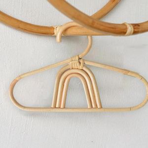 Hangers houten rattan hanger kids kledingstukken organisator rek hoed muurkamer kinderhaak haakhaaks decor hangi j2v0