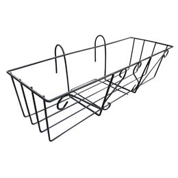 Suspendu Balcon Pot De Fleur Supports Titulaire Boîte Stand Rack Garde-corps Étagère Patio Pont Plante Jardinière Conteneur Accessoires Y200723