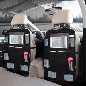 Paniers suspendus sac de rangement universel pour voiture organisateur de siège arrière support de tablette multi-poches Automobiles rangement d'accessoires intérieurs