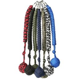 Hanging Bracelet Outdoor Self Defense Monkey Fist Rope Steel Ball Broken Window Breaker Personal Safety Keychain Tools