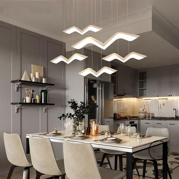 Lampe Led suspendue au design moderne, luminaire décoratif d'intérieur, idéal pour une salle à manger, une cuisine, un Bar, DIY, 235k