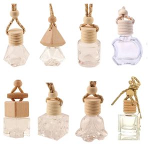 Bouteille en verre suspendu parfum vide aromathérapie diffuseur Fraiseureur Pragance Pendant Ornement ZZ