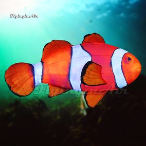 Pez luminoso colgante Pez Clownfish Tropical Marine Fish Globo para la decoración de la fiesta temática