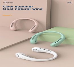 Hangende nekventilator usb mini draagbare mute lui persoon bladloze koeling airconditioner buiten student grote koeling artefact9306467