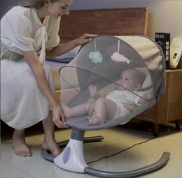 hangende slaper wieg schommelen stoelen hangmat mesh cradle elektrische rocker schommels en uitsmijter 2in1 baby swing stoel muziek