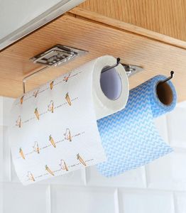 Support de rangement de papier toilette suspendu porte-rouleau de papier porte-serviettes de salle de bain support de cuisine à domicile supports H15199149