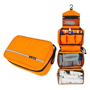 Hangende toiletiekas Travel Toiletiek Wasorganisatorkit voor mannen Dames Cosmetica Make -up stevige hangende haak douchebassen 220527