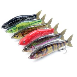 Hanlin 2/5 PCS DIY 165 mm/50g Glide Shad Baits Slide Crankbait Ongevoelde Visvaart Lures Spaties Hard Body Wobbler Bass Tackle