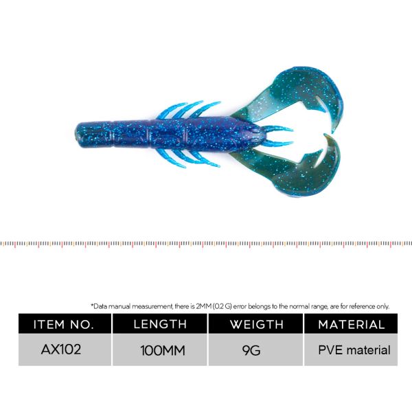 Hanlin 8pcs 10 cm 9g cangrejo de río señora de pesca suave langosta langoustina swimbait aroma artificial pike grav taitch