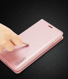 Hanman Premium Wallet Flip PU lederen Standstand Cover Case voor iPhone 14 13 12 11Pro Max XS XR 8 7 6s plus Samsung -modellen met retail