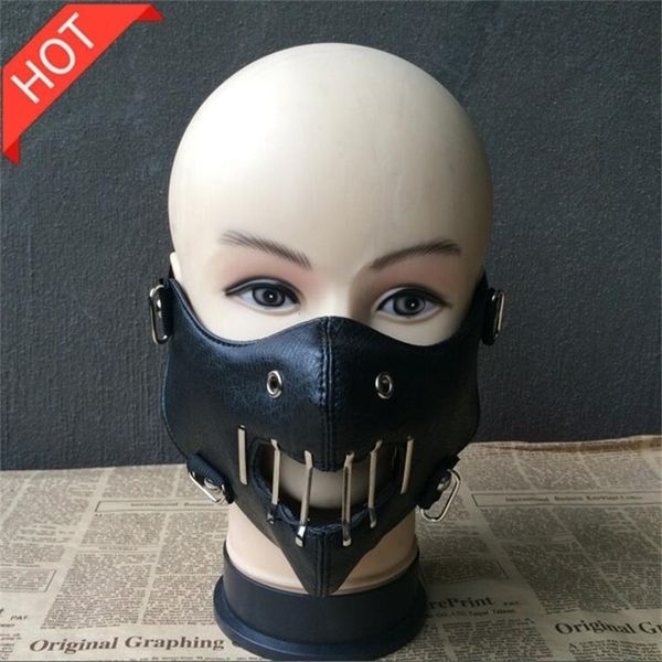 Hannibal Lecter Mask Película Película El silencio de los corderos Hannibal Resina Purga Halloween Cosplay Dancing Party Dropship Productos Y200103