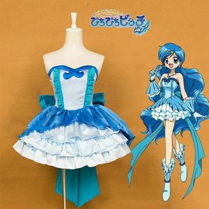 Hanon Hosho Legend of Mermaid Melody Pichi Pichi Pitch Cosplay Kostuum Dress253Z