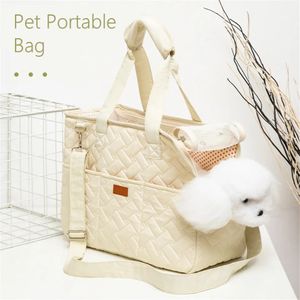 HANPANDA FOUR SEATION Large Space Breathable Side Overniter Carrier pour chiens Portable Cat Toile Sac à bandoulière