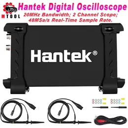 Hantek 6022be laptop PC USB digitale opslag virtuele oscilloscoop 2 kanalen 20mHz handheld draagbare auto diagnostiek osciloscoop