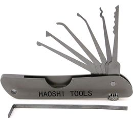 Haoshi Jackknife Lock Picking Set draagbare multitool pick -set in je zak sleutelhanger lock set voor 6560167