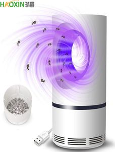 Haoxin Luz UV de bajo voltaje USB Mosquito Lámpara asesina de mosquito eléctrico TRAP Mosquito anti -mosquito Bug Zapper Night Li9353743