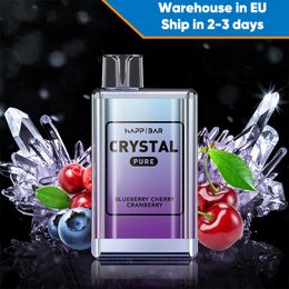 Happ Einweg Vape Crystal 6000Puffs Bar Vapers Big Smoke 6K Puffs Pod Dispositivo 12ml 2% Nico Sal Vape Jugo Líquido Vaporizador desechable Enviado Alemania Almacén