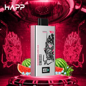 Happ Puff 9K Box Vape Privémodel Wegwerp 9000 Rookwolken Vaporizer Elektronische Sigaret met 14ML Ejuice-scherm