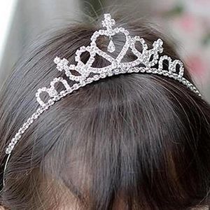 Joyeux anniversaire princesse cristal strass couronne bandes de cheveux pour enfants fille cerceau bandeau mariage bal diadèmes cheveux bijoux accessoires