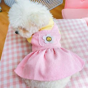 Happy Face Suower Hondenjurk Roze Rok voor kleine, middelgrote en grote honden - Leuke en comfortabele huisdierkleding