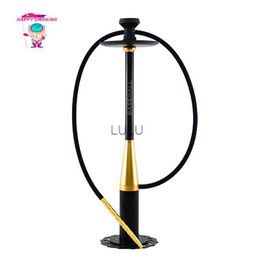 HAPPY SMOKING Baseball Hookah Shisha Set avec Base Équipée Narguile Alliage Complet Tige Moyenne Émet De La Fumée HKD230809