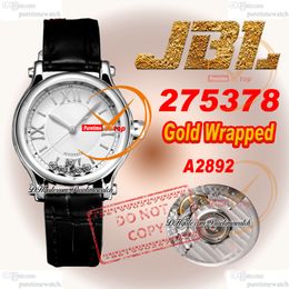 Happy Sport Floating Diamond 275378 A2892 Automatic Womens Watch JBLF 33 Enveloppe en argent en or enveloppe