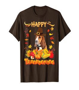 Happy Thanksgiving Basset Hound Dog I039m dankbaar voor mijn liefde TShirt2877490