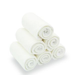 HappyFlute Nappy Inserts 4 Couches BambooCotton Microfiber Diaper Inserts 35 * 13.5cm 10 Pcs Utiliser avec Diaper 210312