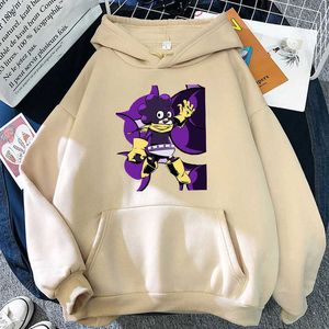 Harajuku Anime My Hero Academia Kawaii Mineta Minoru Hoodies Sweatshirt Mannen Vrouwen Grappige Manga Winter Casual Hoody Pullover Top G1019