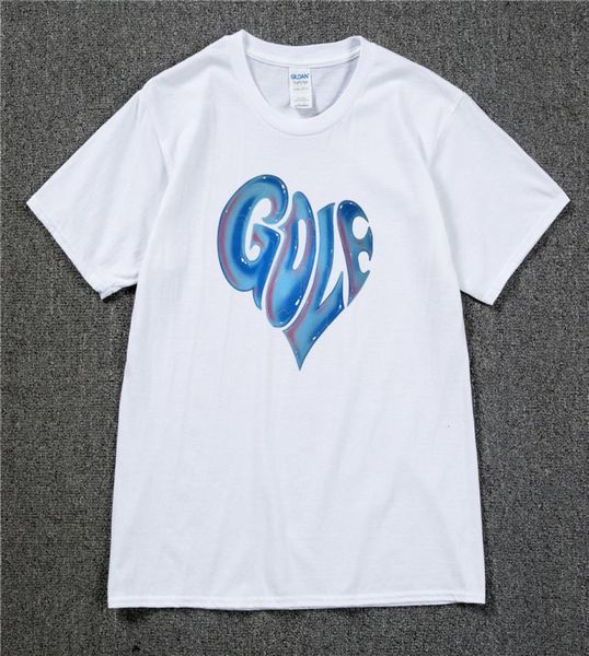 Harajuku Blue Heart Rapper Hip Hop Flower le Fleur Tyler Creator THISH CHASH COLTHER MEN TEE TEE Tshirt Unisex 2205202995651