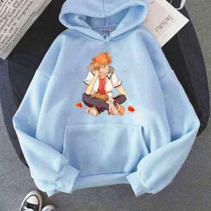 Harajuku Fruits Basket Anime Cartoon Hoodie Mujer Sudadera Imprimir Tendencia Ropa para hombre Hip-Hop kawaii Crewneck Hoody kpop ropa Y0820