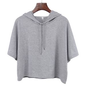 Harajuku hoodies Mode Vêtements Femmes Casual Sweat À Capuche Pulls Tops À Manches Courtes À Capuche Chemises BM5420