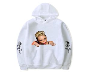 Sudaderas con capucha Harajuku Miley Cyrus para hombre y mujer, moda de otoño, sudadera de manga larga de talla grande, Sudadera con capucha estampada, ropa Kpop Tops9398816