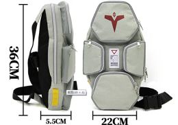 Harajuku Mobile Suit Cosplay Gundam GP-02A Shield Bag Gray One Shoulder Bag Unisex Chest Messenger Bag