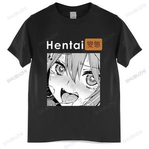 Harajuku estampado Waifu manga corta Otaku Lewd Hentai linda chica anime camiseta primavera verano top hombre mujer moda coreana camiseta 220809