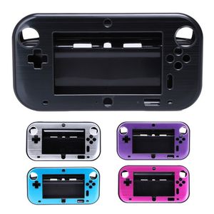 Aluminium dur + PC Housse de protection Peau dure Boîtier en métal en aluminium pour Wii U WiiU Gamepad Controller Haute Qualité FAST SHIP