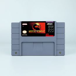 Actiespel met harde schijven voor Mortal Kombat 1 2 3 of Ultimate Mortal Kombat 3 - VS- of EUR-versie Cartridge voor SNES-videogameconsoles 230713